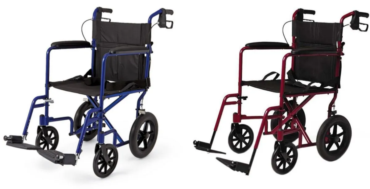 medline lightweight transport chair